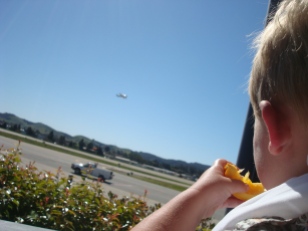 Watching the airplanes